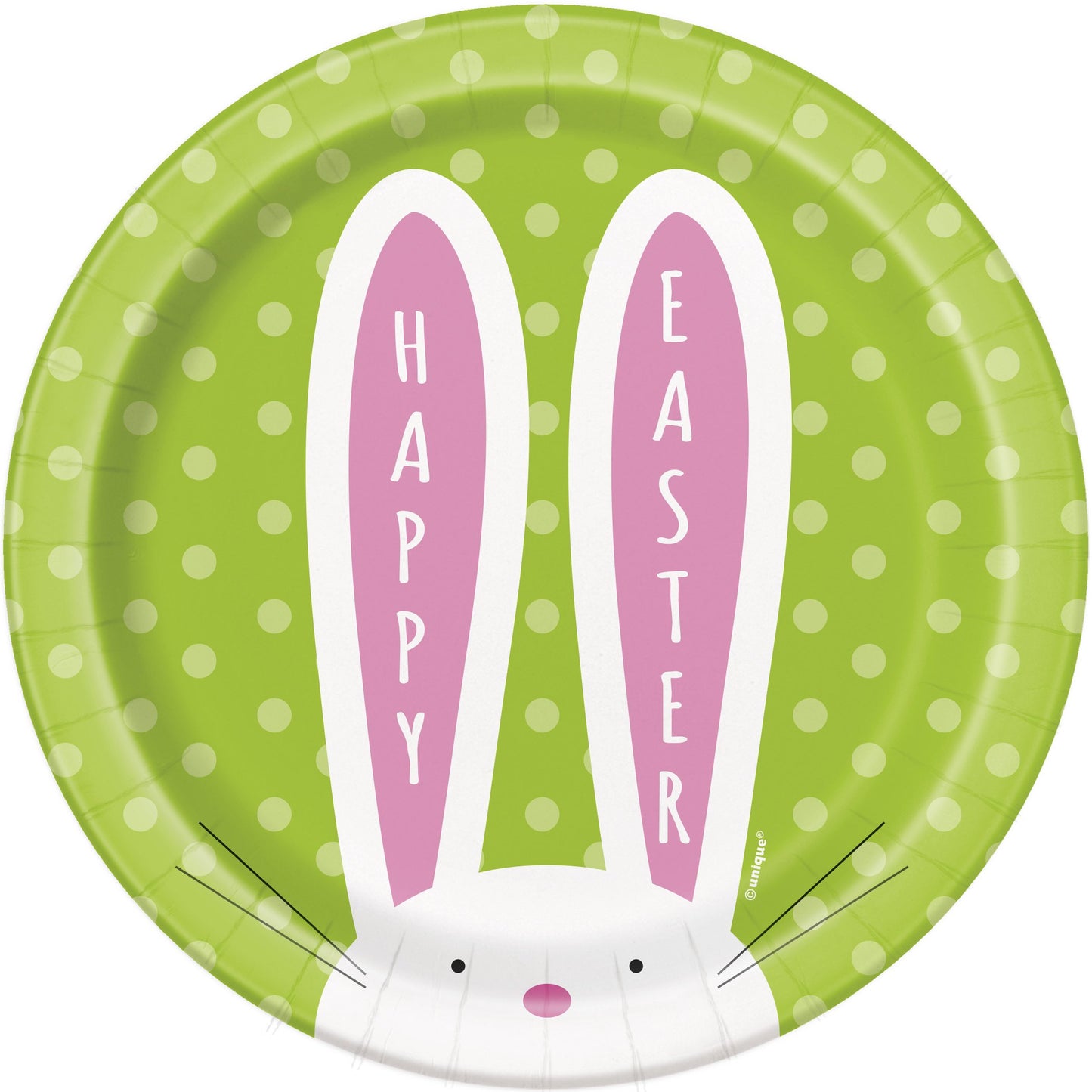 Cute Easter Round 7" Dessert Plates  - 8ct