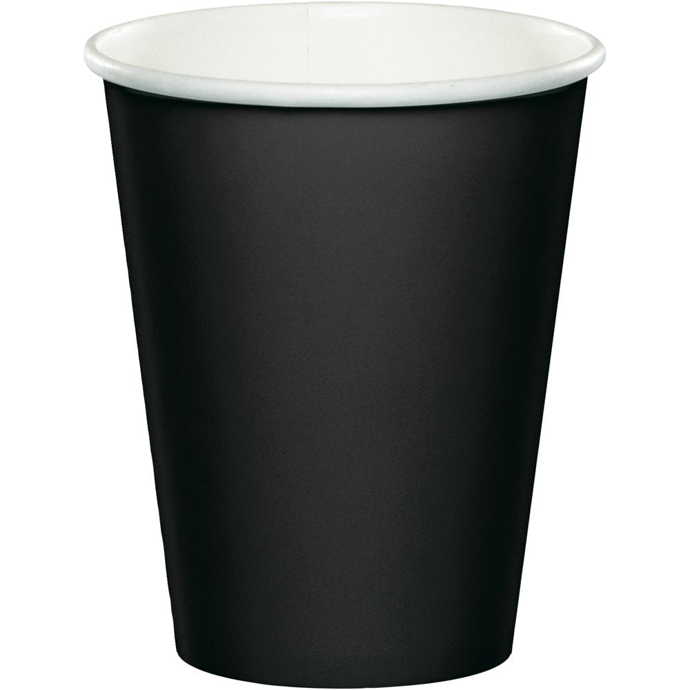 Black Paper 9oz Paper Cup - 8ct