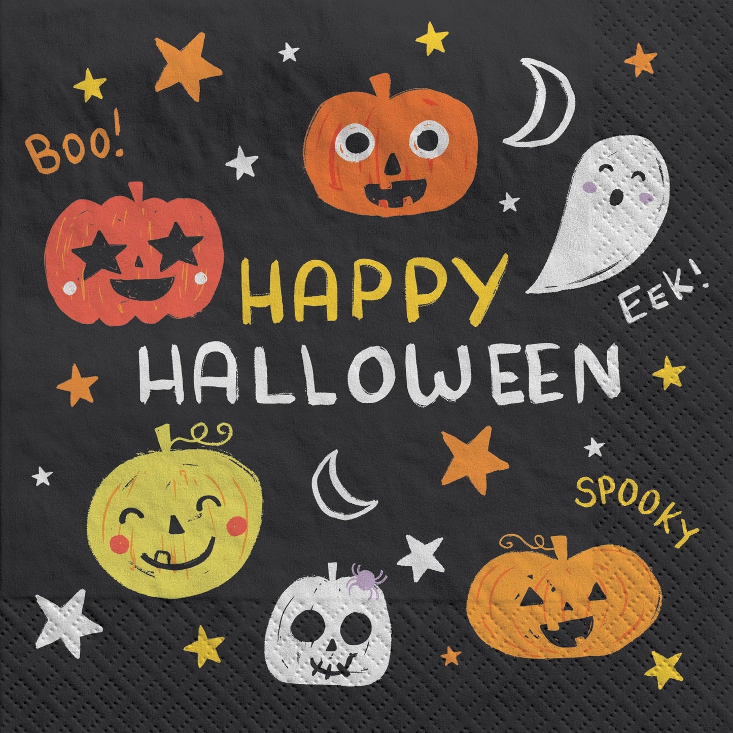 Halloween Spooky Friends Luncheon Napkins - 100ct