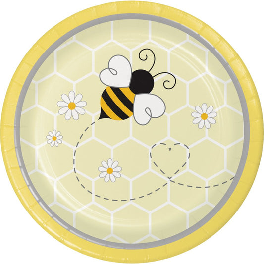 Bumblebee Baby Bumblebee Baby Shower Dessert Plates - 8ct