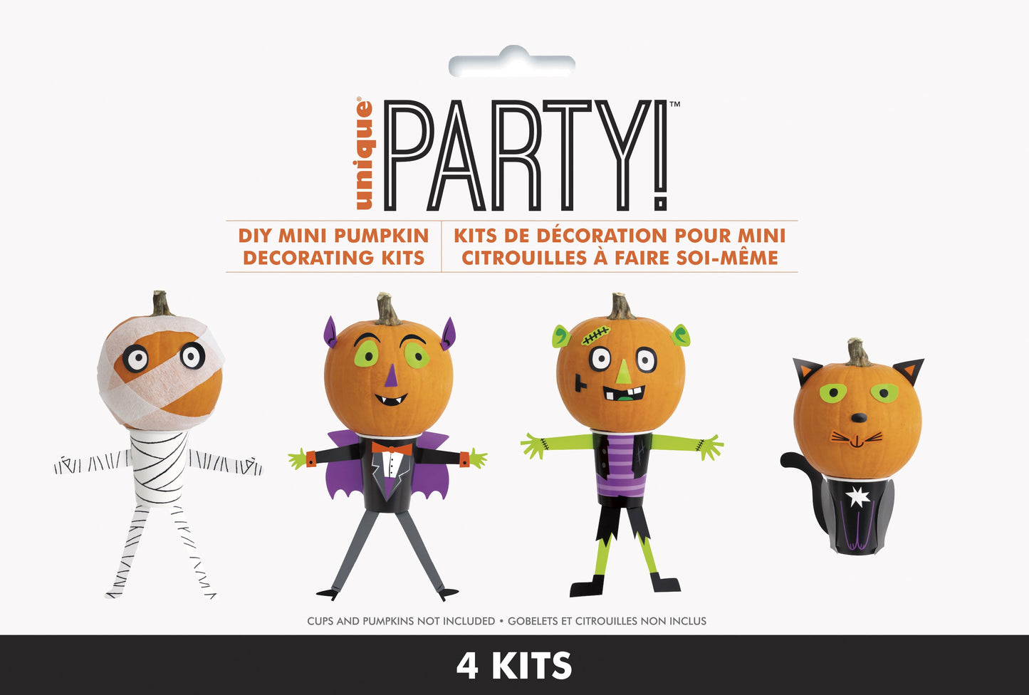 DIY Mini Pumpkin Decorating Kit - 50pc - Enough for 4 Pumpkins