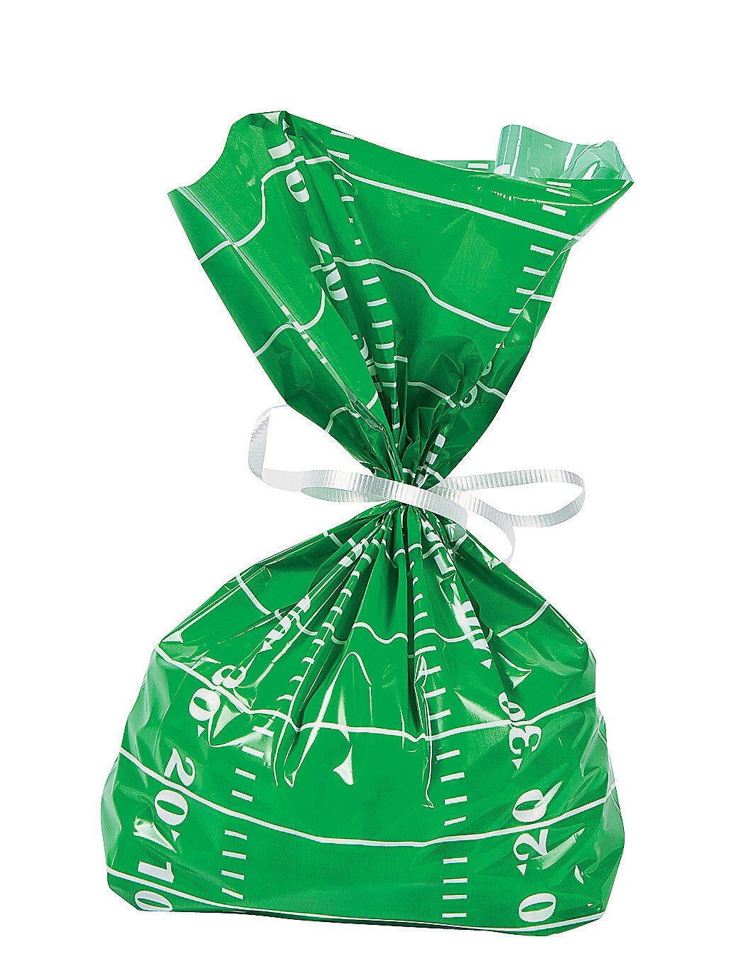 Football Party Cellophane Treat/Loot Bags - 12ct