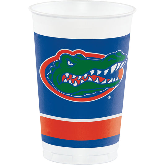 University of Florida Gators 20oz Plastic Cups - 8ct