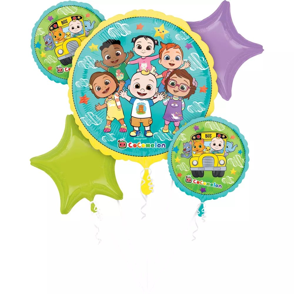 CoComelon Party Foil Balloon Bouquet