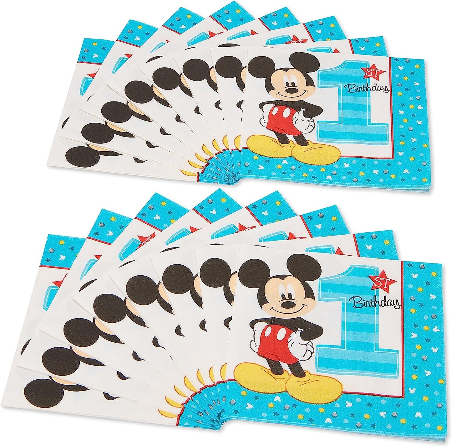 Mickey's Fun To Be One Luncheon Napkins - 16ct