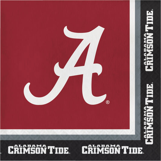 University of Alabama Luncheon Napkins - 20ct