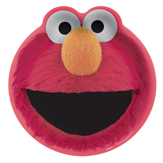 Everyday Sesame Street 7" Elmo Shaped Plates - 8ct