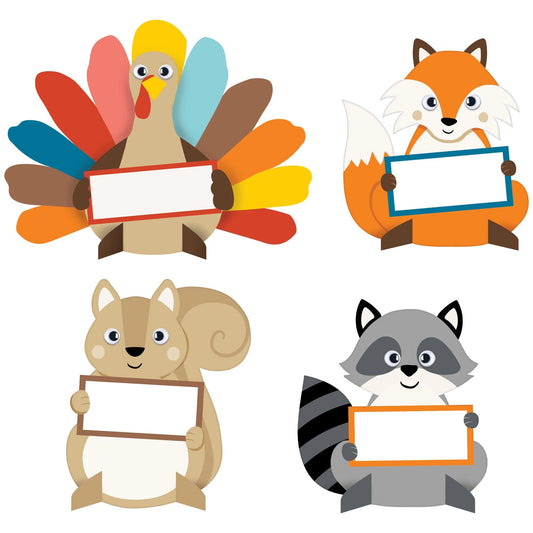 Happy Turkey Day Placecards, assorted - 8ct