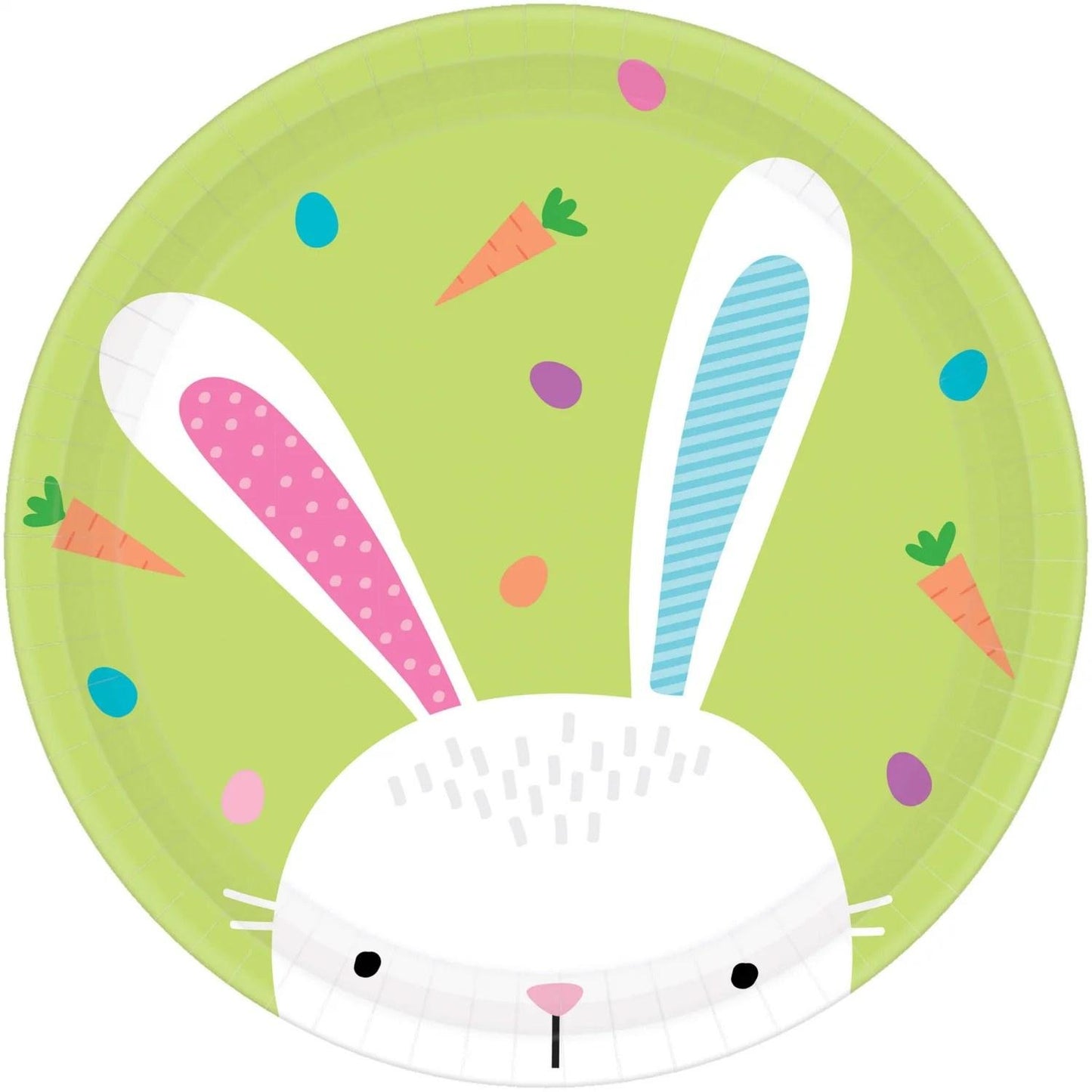 Hello Bunny Easter 9" Paper Plates - 8ct