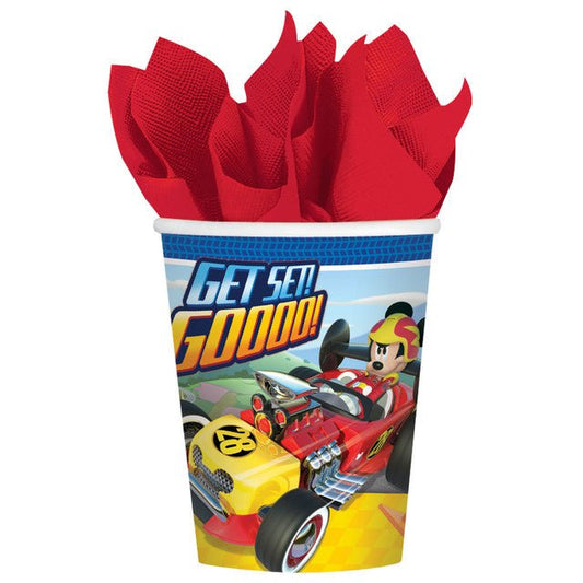 Mickey Roadster 9oz Paper Cups - 8ct