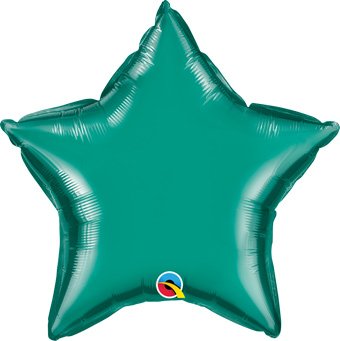 20" Teal Star Foil Balloon