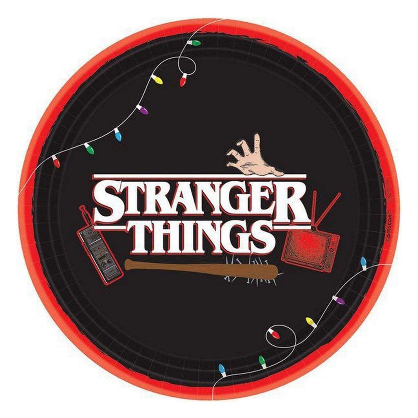 Stanger Things 9" Round Paper Plates