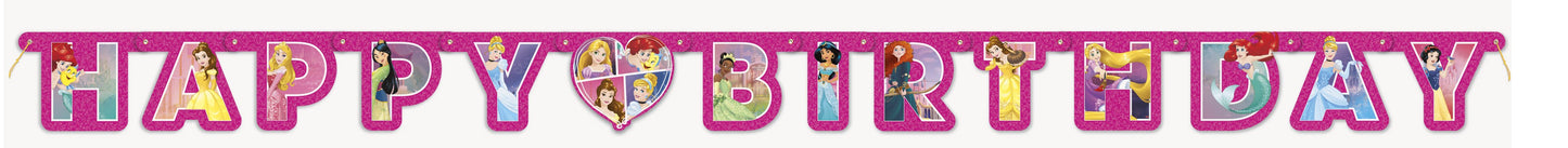 Disney Princess Dream Big Happy Birthday Banner