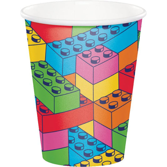 Block Bash Building Block Party Hot/Cold Cup 9oz. - 8ct