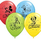 Disney 12-Inch Latex Balloons, Mickey and Pals Assorted Colors - 6ct