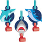 Shark Party Blowers - 8ct