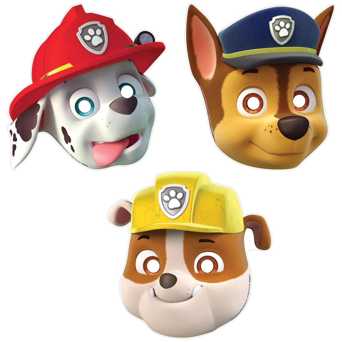 Paw Patrol Paper Masks - 8ct