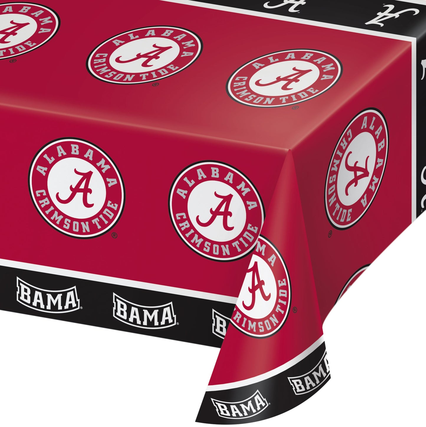 University of Alabama Plastic Tablecover - 54" x 108"