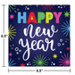 Beaming New Year Luncheon Napkins - 16ct