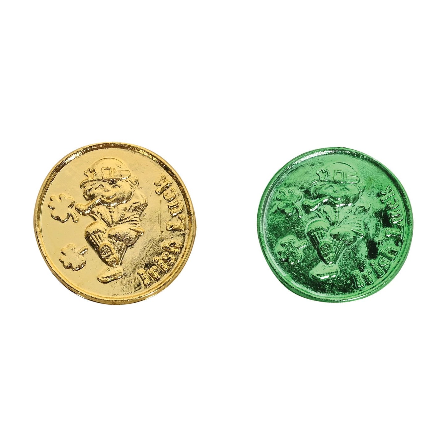 Lucky Leprechaun Plastic Coins - 40ct