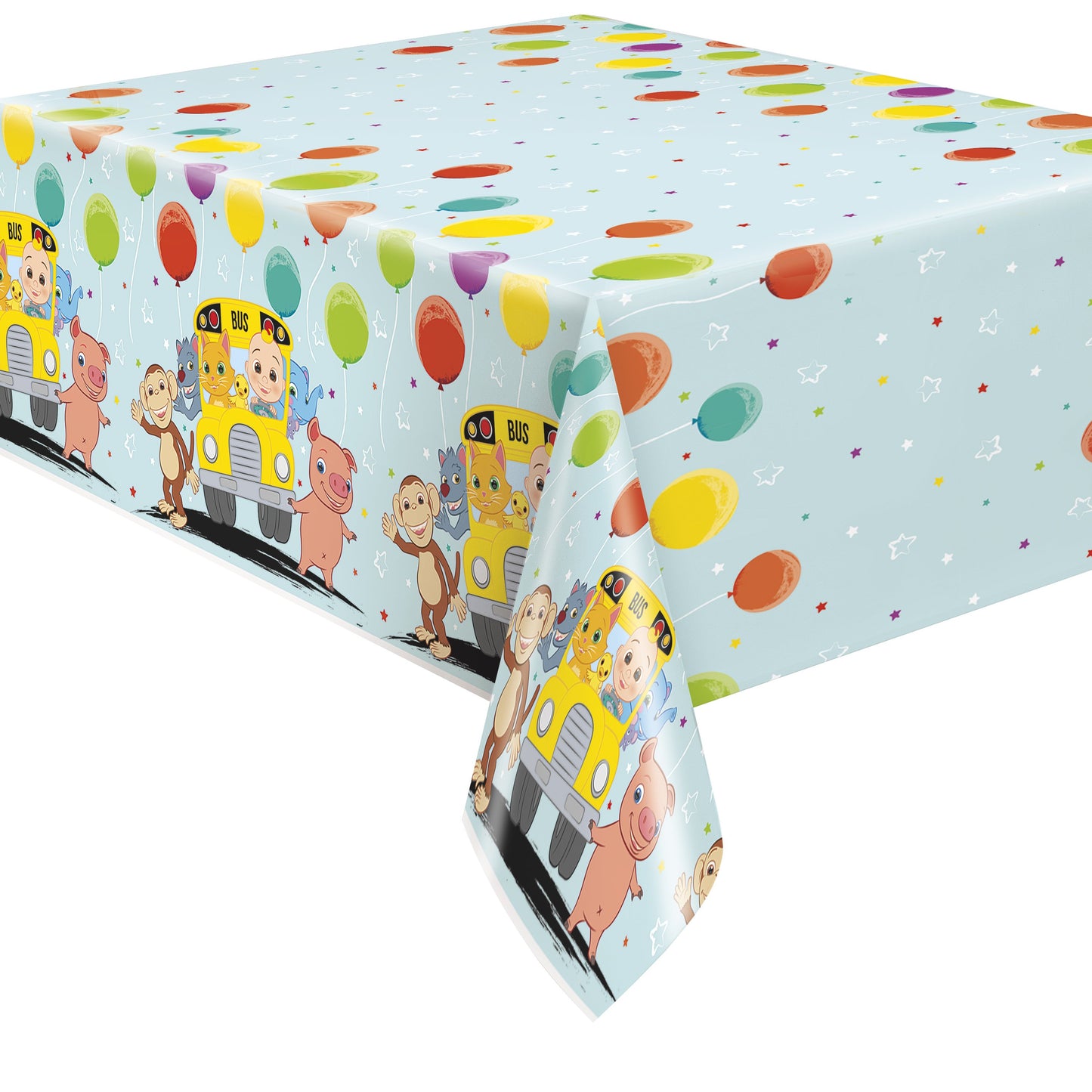 Cocomelon 54" x 84" Plastic Table Cover