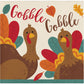 Tom Turkey Thanksgiving Beverage Napkins - 16ct