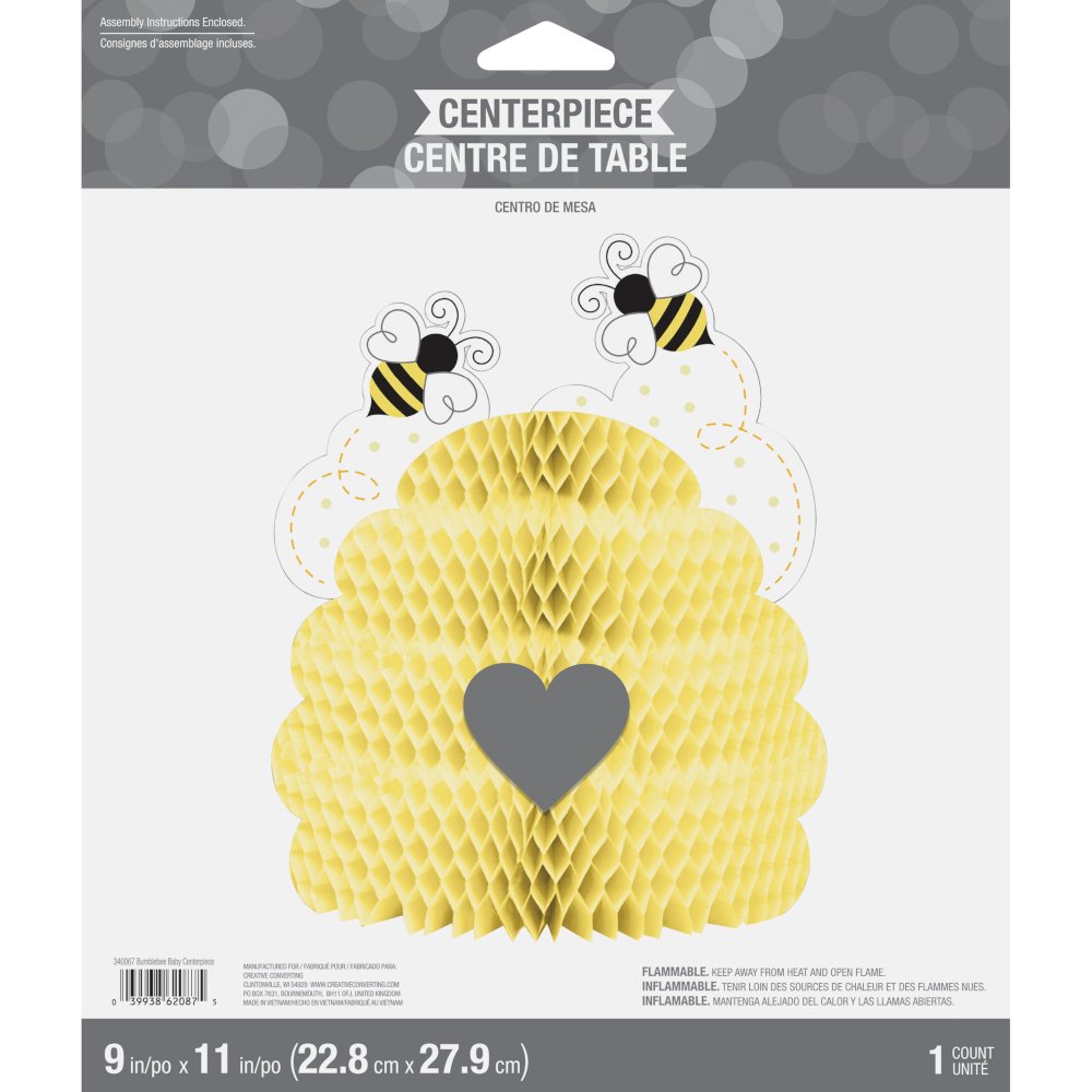 Bumblebee Baby Bumblebee Baby Shower Centerpiece - 1ct