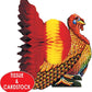 Tissue Turkey Centerpiece - 12"