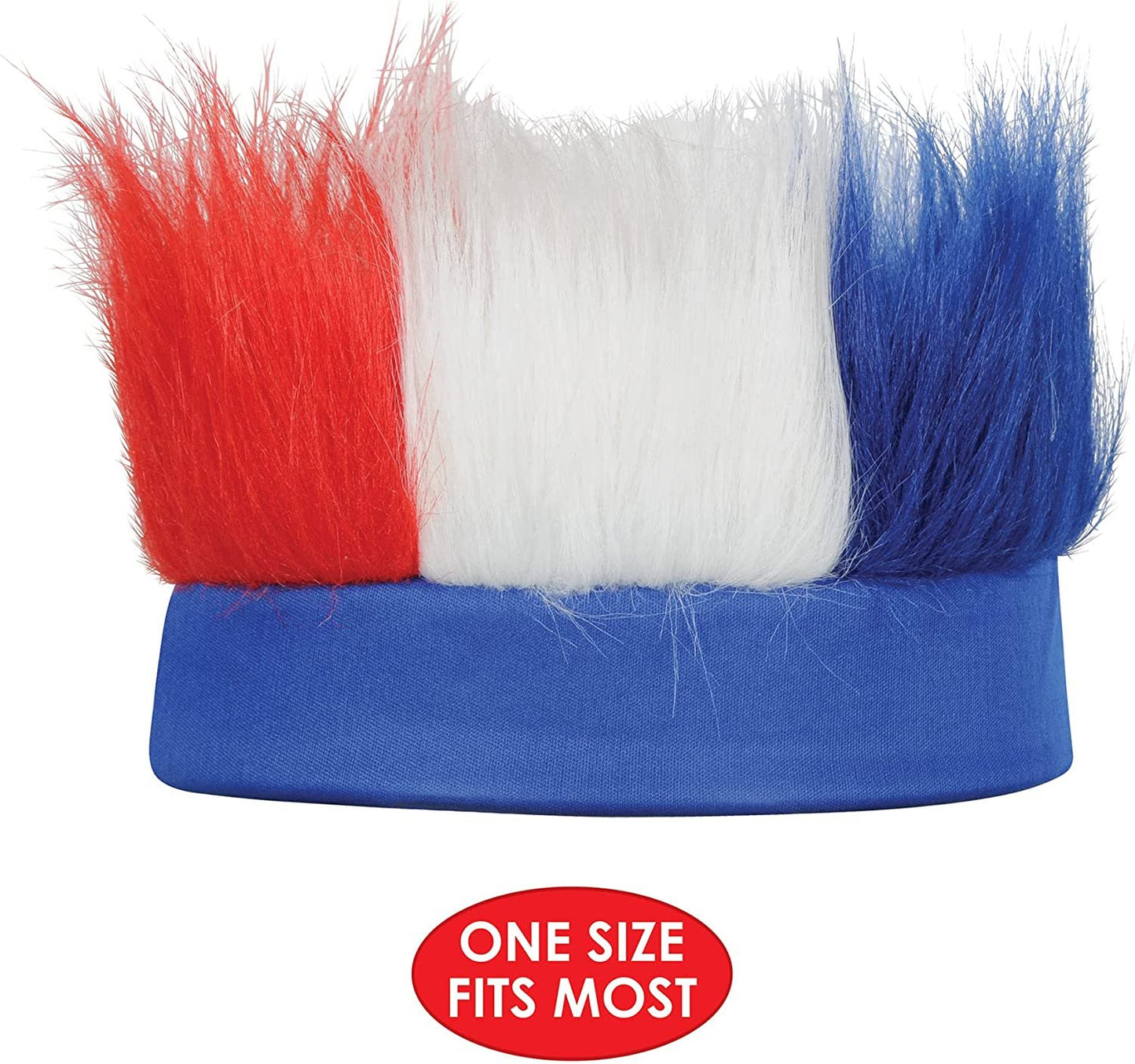 Red, White, & Blue Patriotic Hairy Headband