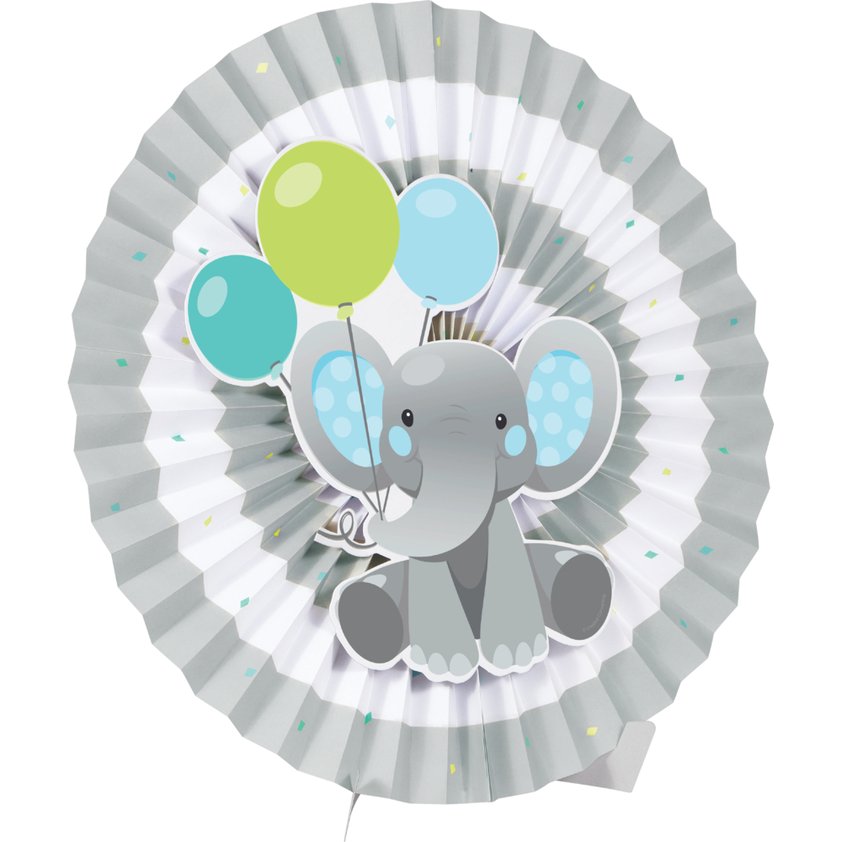 Enchanting Elephants Boy Centerpiece Decoration