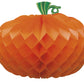 Pumpkin Shaped Honeycomb Centerpiece 10.75" x 24"