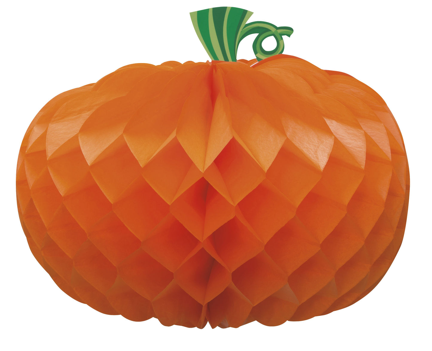 Pumpkin Shaped Honeycomb Centerpiece 10.75" x 24"