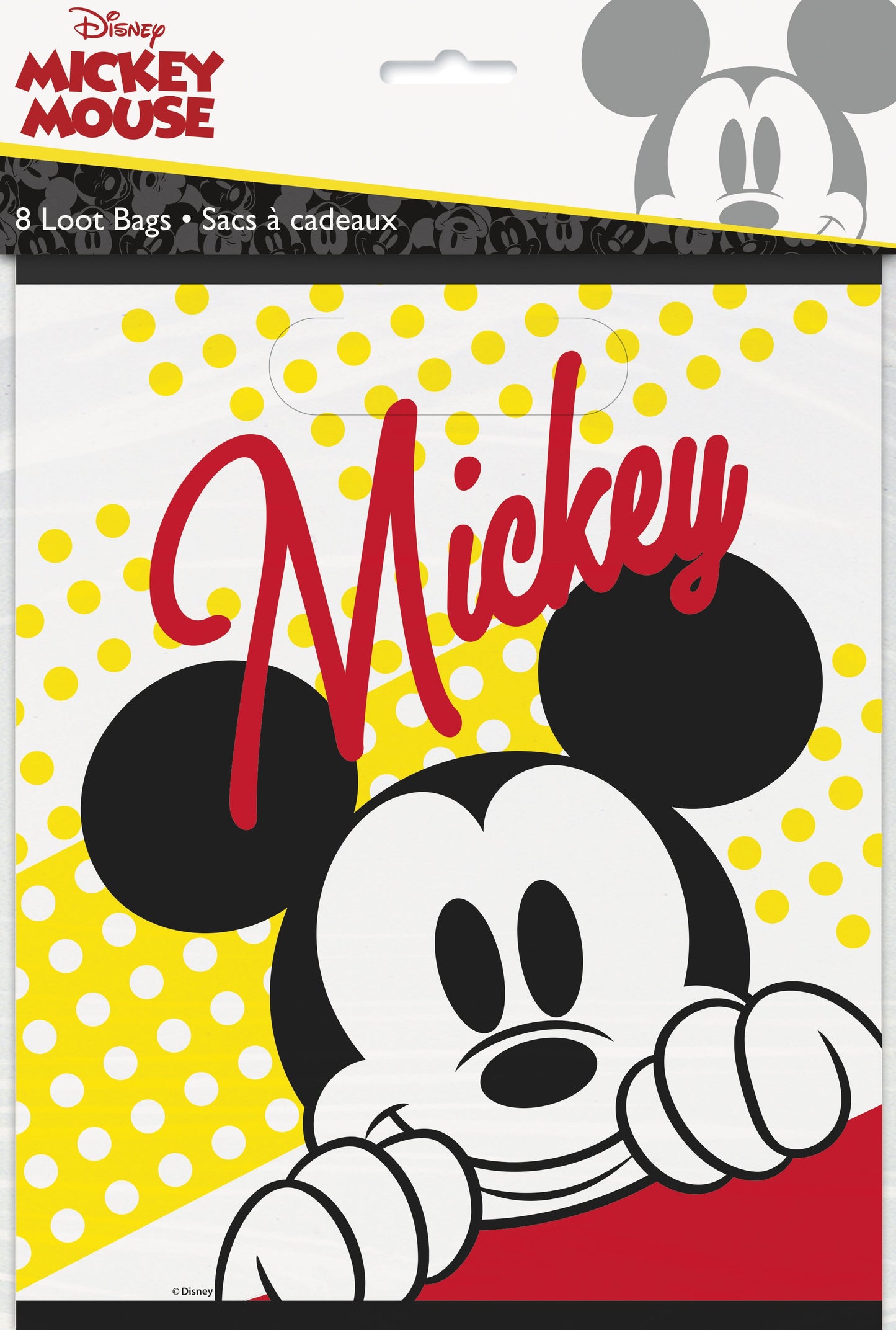 Mickey Mouse Loot Bags - 8ct