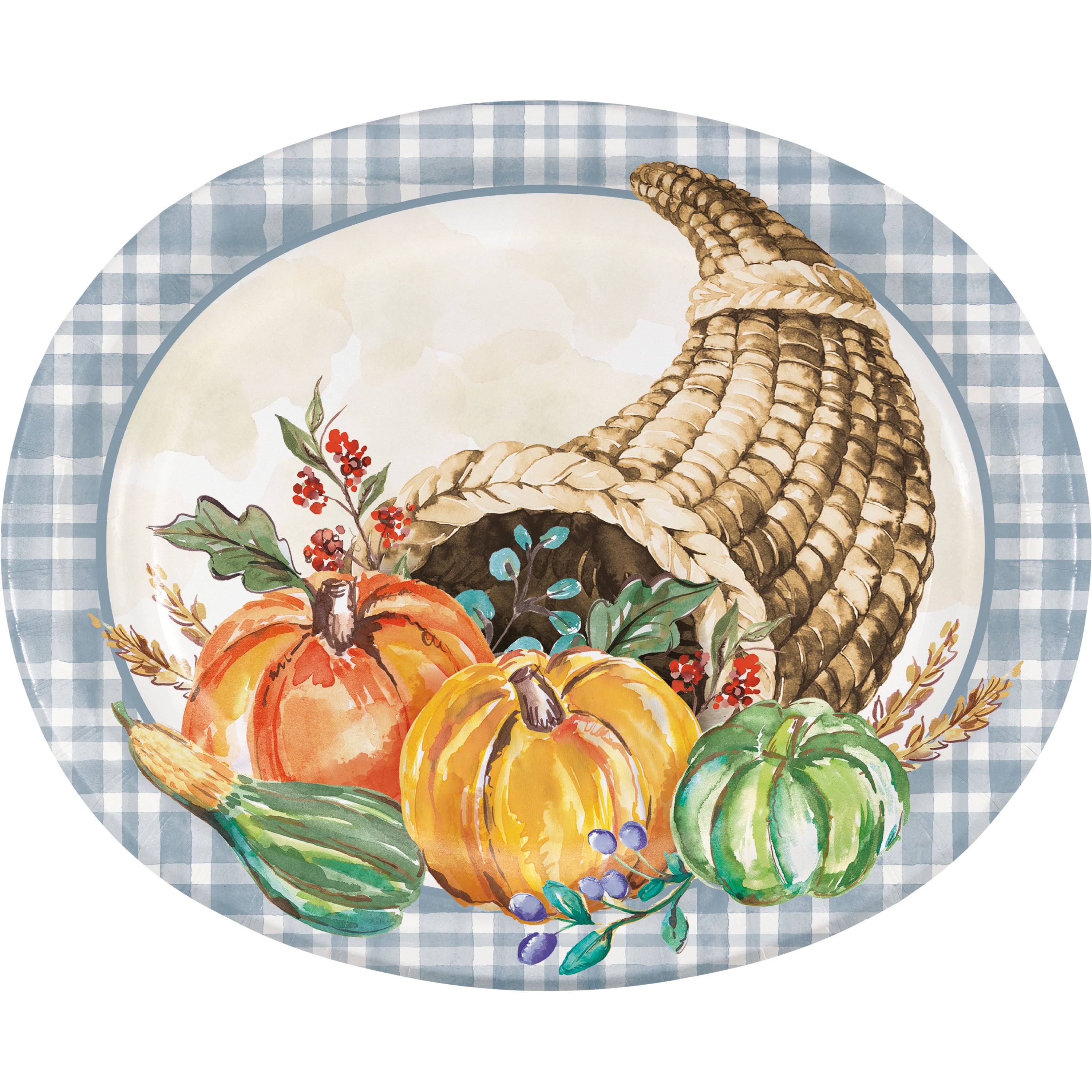 Cornucopia Cookware Decadent Cornucopia Oval Platters - 8ct – Peach State Party Supplies