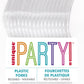 Clear Solid Plastic Forks - 18ct