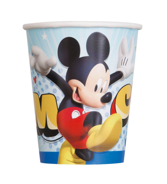 Disney Mickey Mouse Roadster 9oz Paper Cups - 8ct