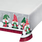 Holiday Gnomes Paper Tablecover - 54" x 102"