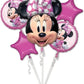 Minnie Mouse Forever Balloon Bouquet with 26" Minnie Mouse Balloon