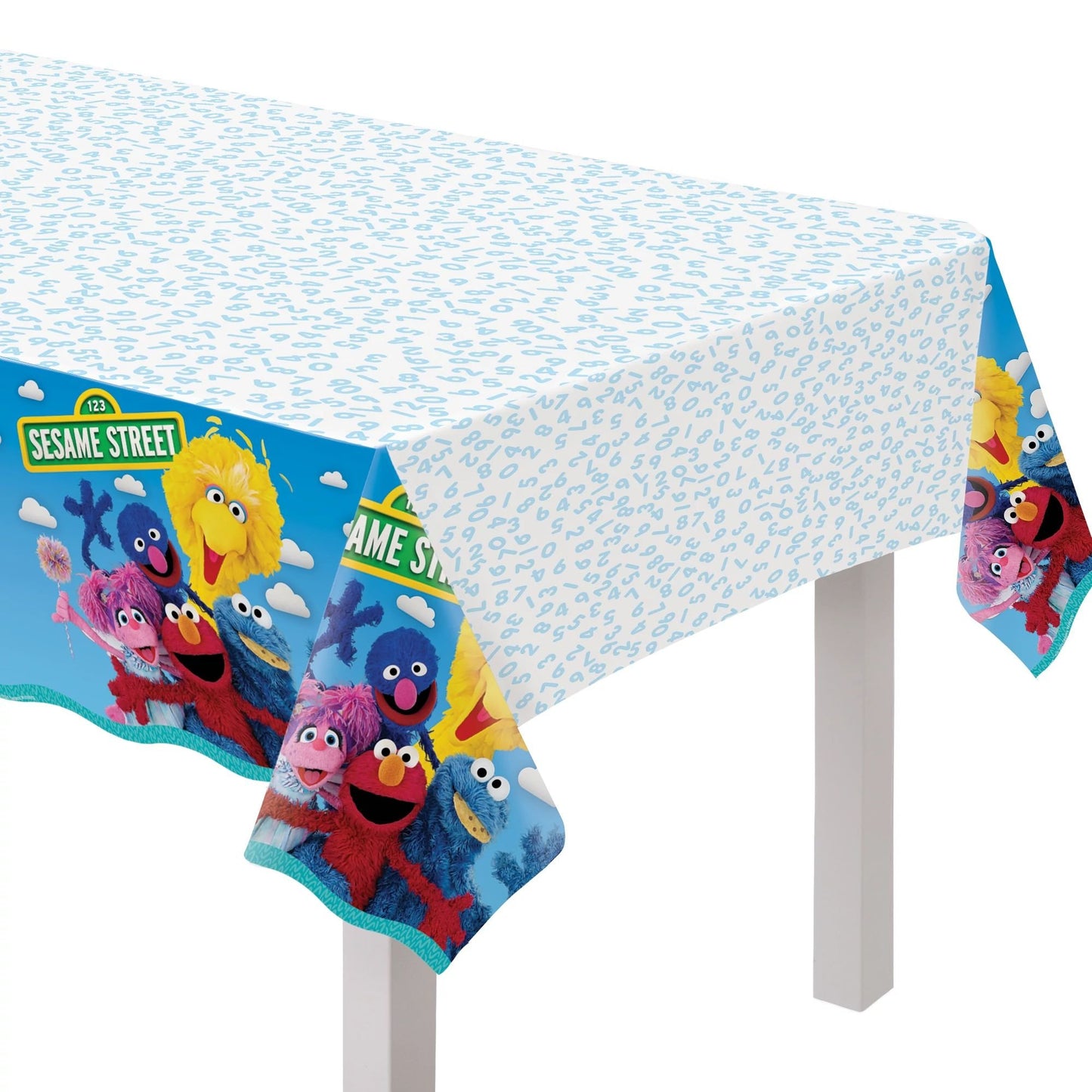 Everyday Sesame Street Plastic Table Cover - 54" x 96"