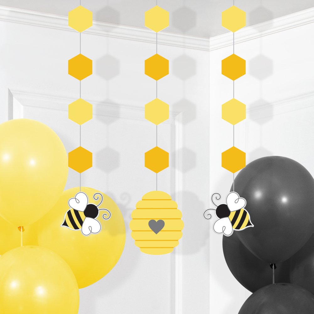 Bumblebee Baby Bumblebee Baby Shower Hanging Decorations - 3ct