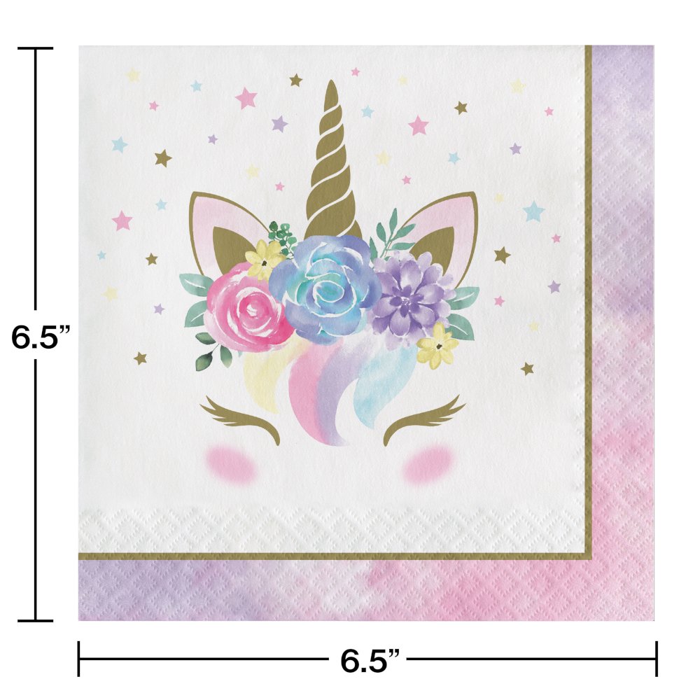 Unicorn Baby Paper Luncheon Napkins - 16 Pack