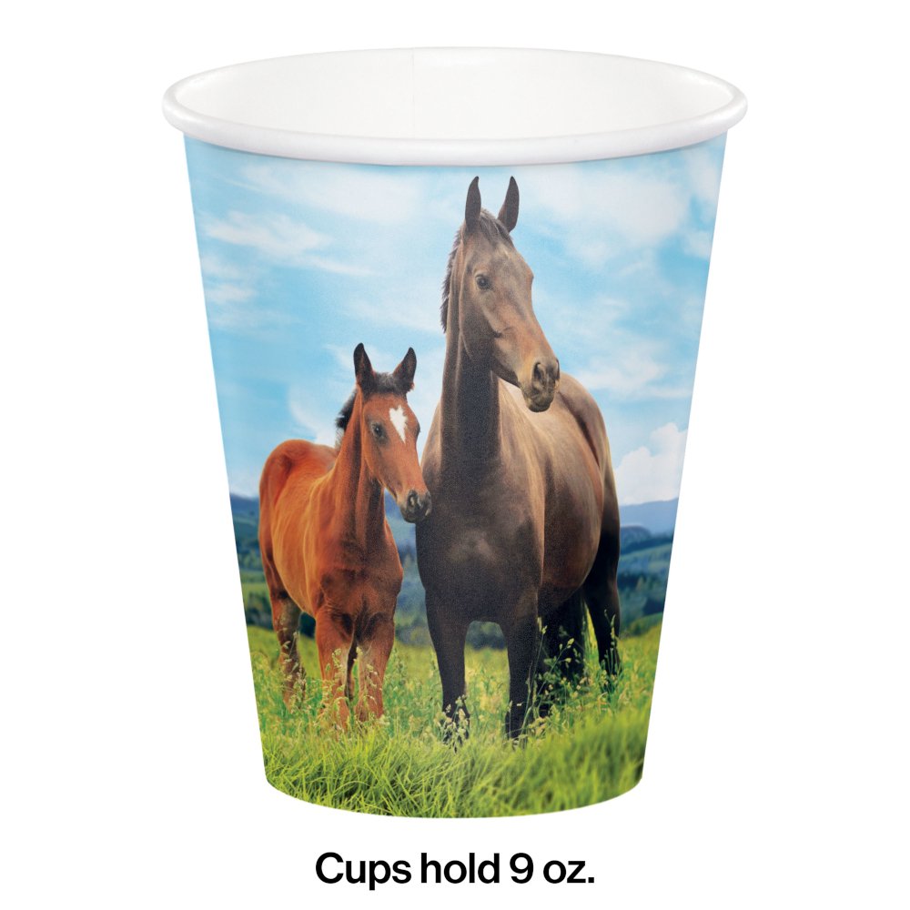 Horse and Pony Wild Horse Cups - 8ct