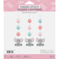 Enchanting Elephants Girl Hanging Cutouts - 3ct