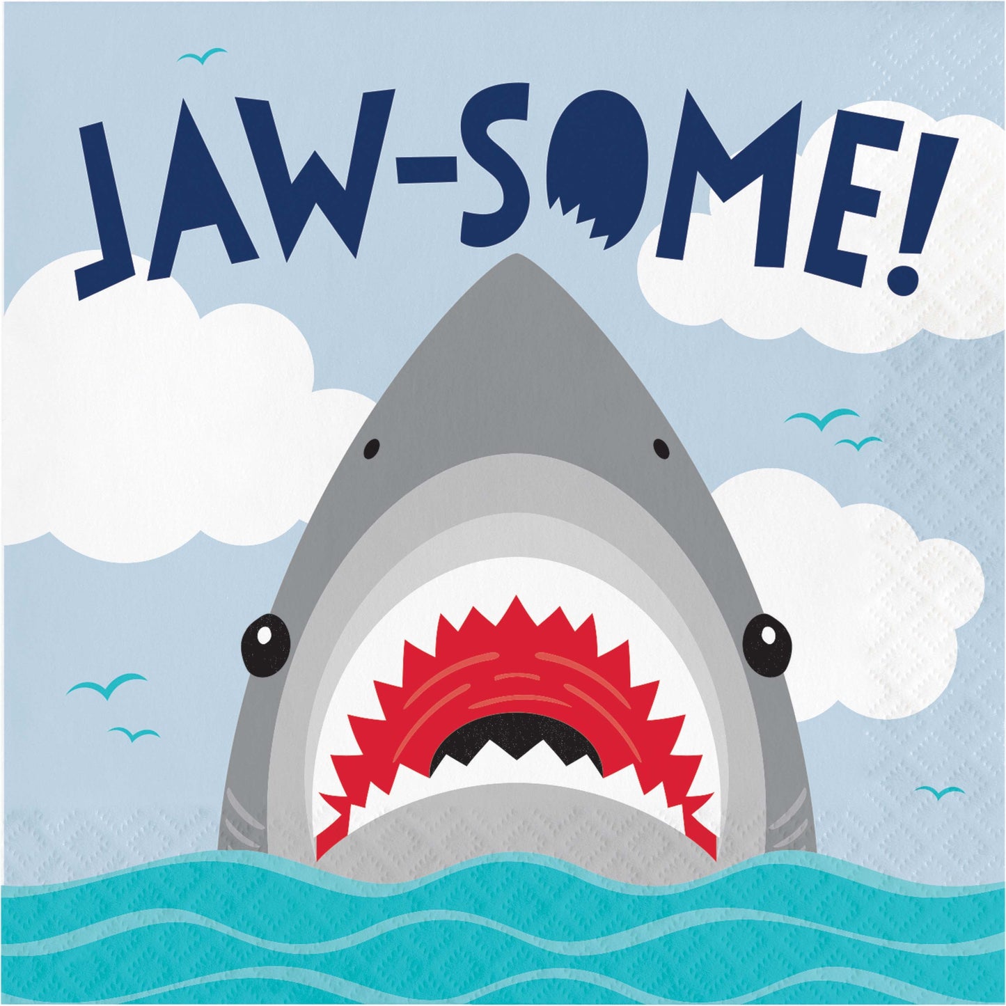 Shark Party Jaw-Some Napkins - 16ct