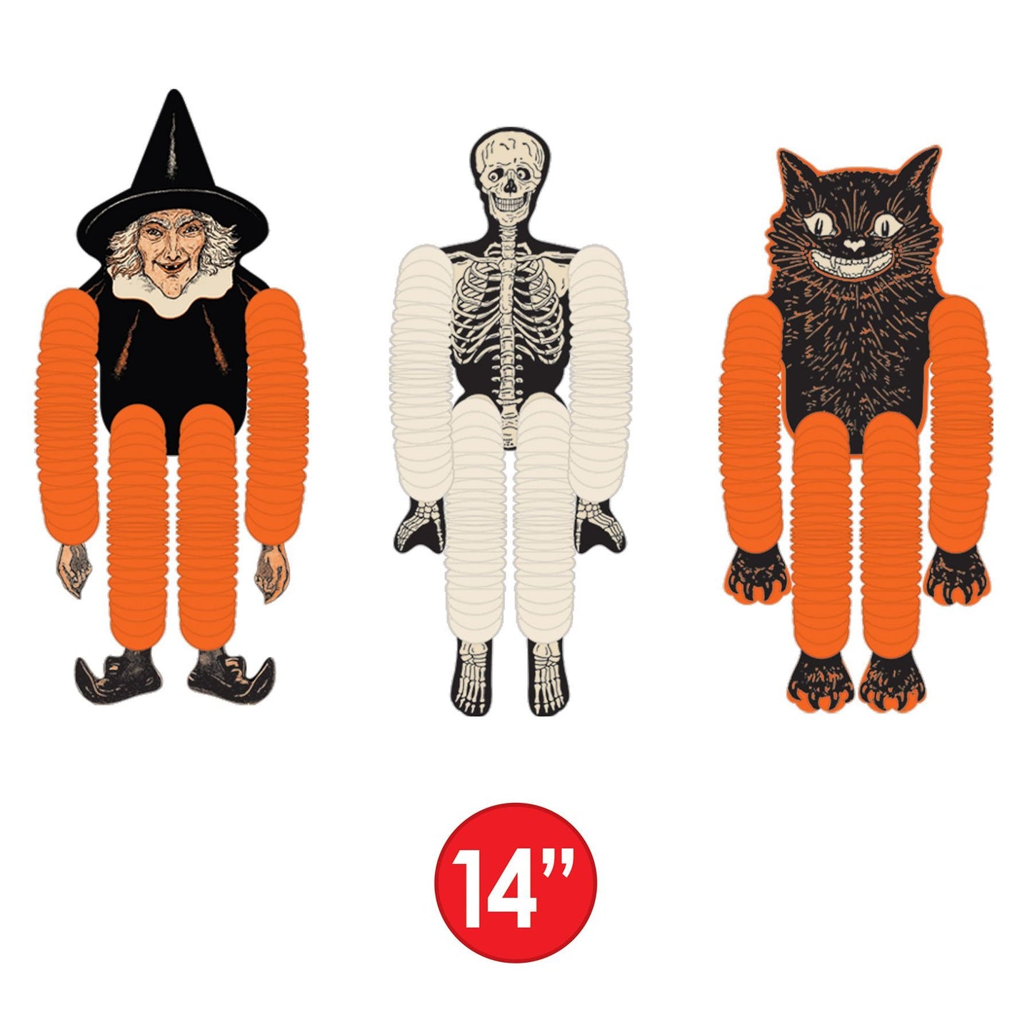 Vintage Halloween Tissue Dancers - 3 per Package