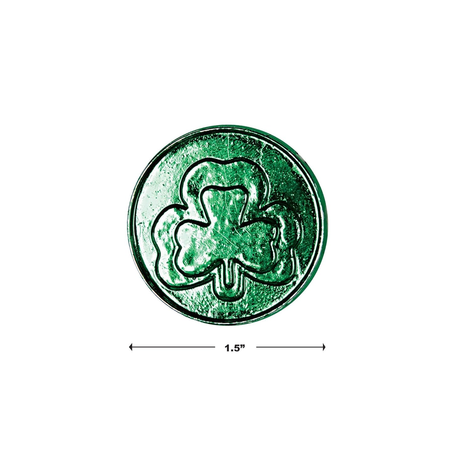 Lucky Leprechaun Plastic Coins - 40ct