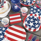 Stars and Stripes Patriotic 4th of July Party Supplies Pack | Stars and Stripes Plates | Stars and Stripes Napkins | Patriotic Plates | Patriotic Napkins