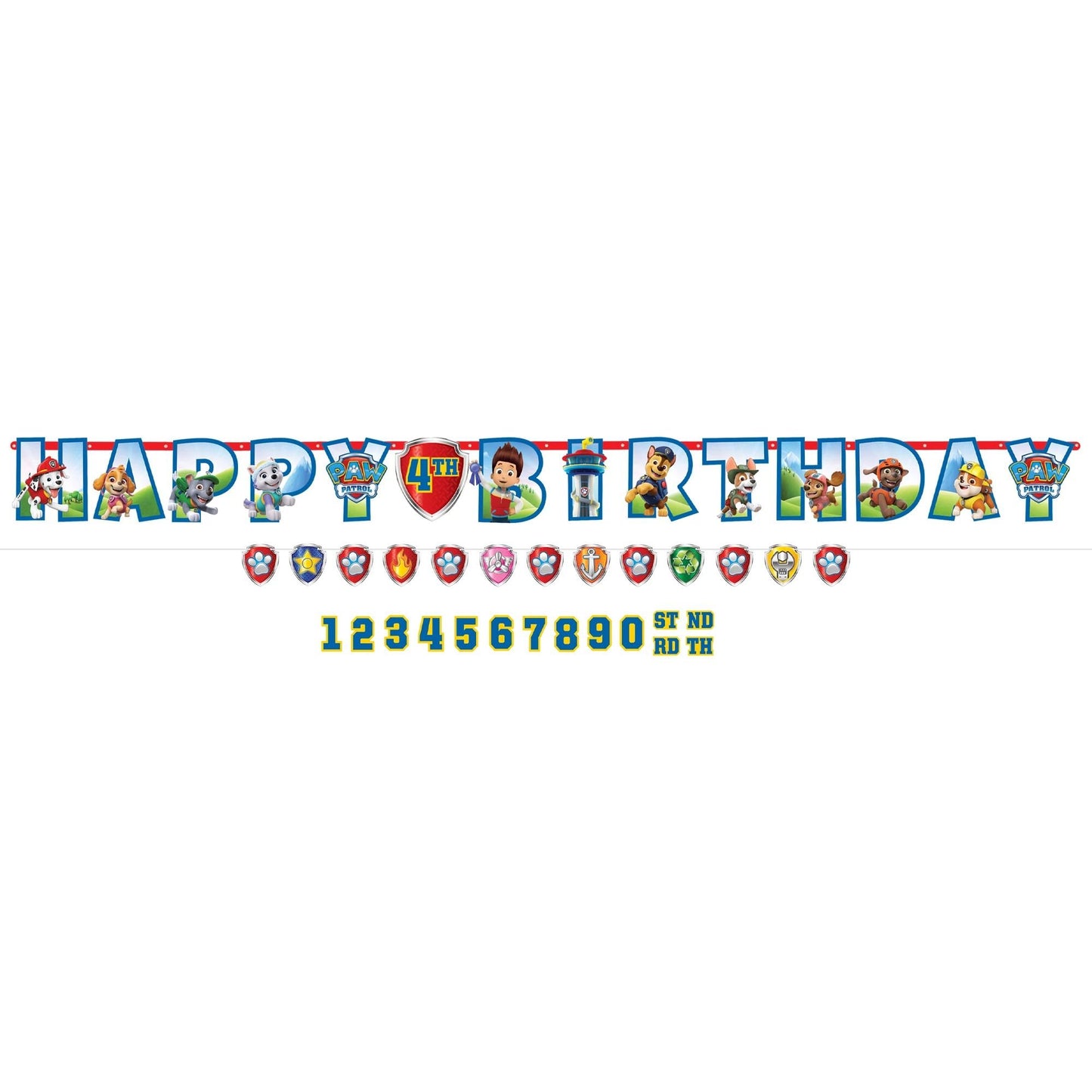 Paw Patrol Customizable Birthday Banner Kit - 2ct