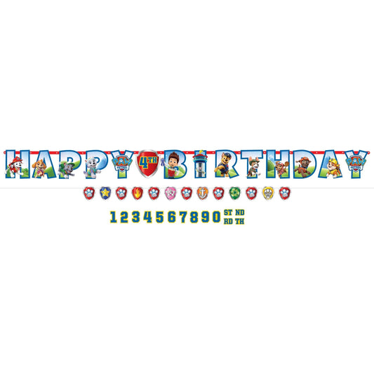 Paw Patrol Customizable Birthday Banner Kit - 2ct