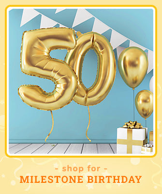 Shop Special Milestone Birthday Party Themes